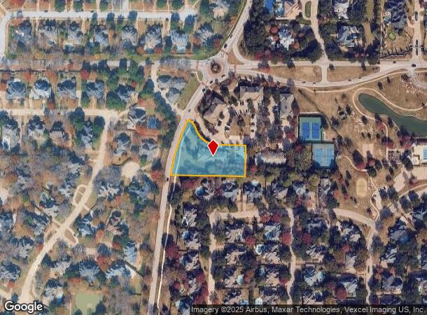  1211 S White Chapel Blvd, Southlake, TX Parcel Map
