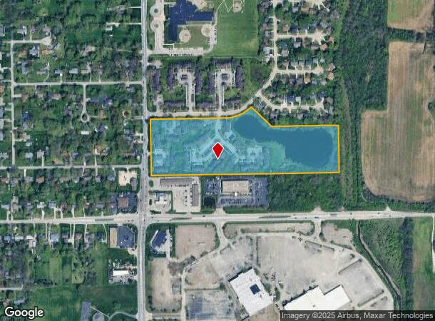  1125 N Mitthoeffer Rd, Indianapolis, IN Parcel Map