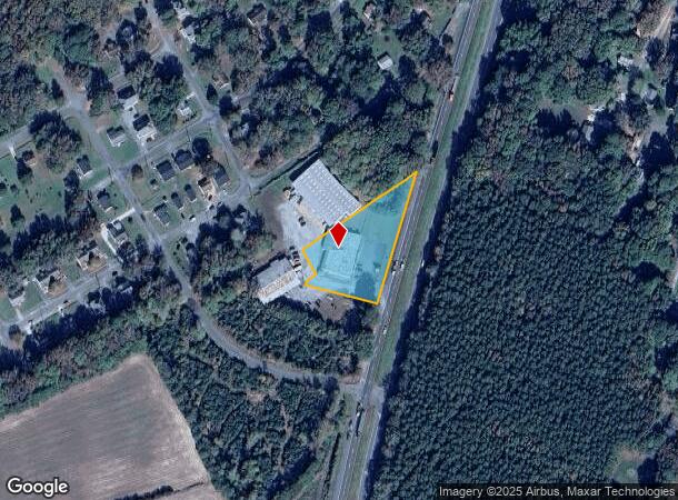  3306 Lankford Hwy, Exmore, VA Parcel Map
