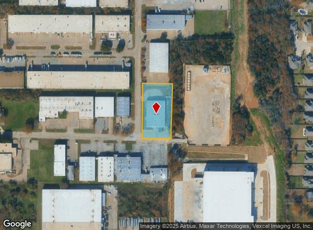  1610 111Th St, Grand Prairie, TX Parcel Map