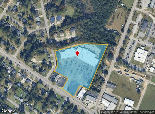  1044 Chestnut St, Orangeburg, SC Parcel Map