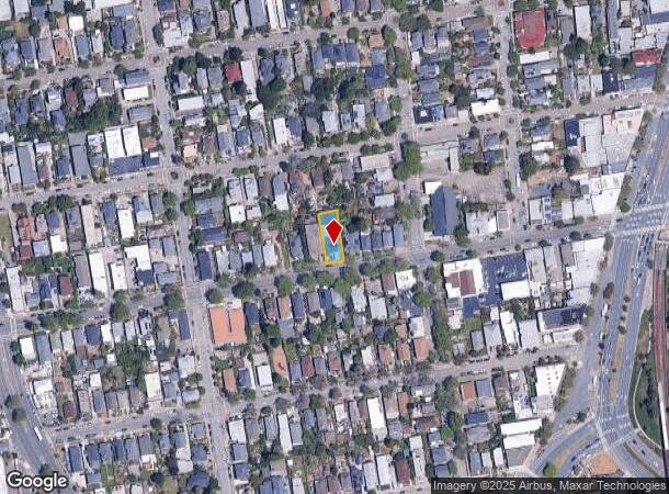 1631 Alcatraz Ave, Berkeley, CA Parcel Map