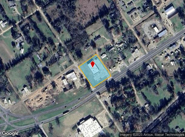  251 N 1St St, Timpson, TX Parcel Map