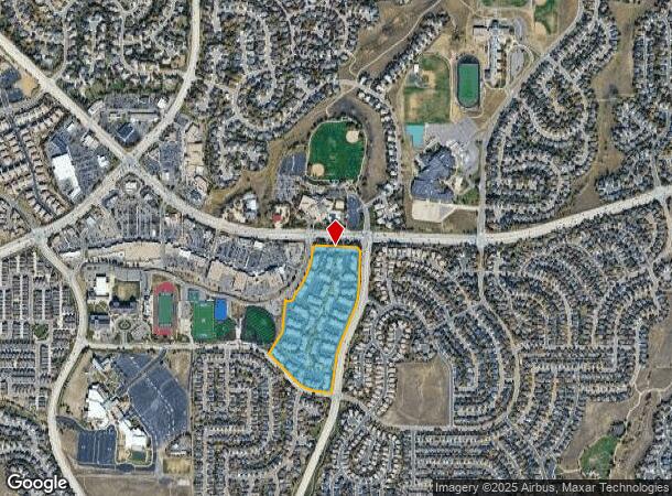 9616 Timber Hawk Cir, Highlands Ranch, CO Parcel Map
