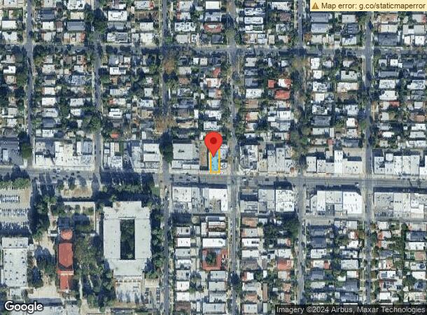  7703 Melrose Ave, Los Angeles, CA Parcel Map