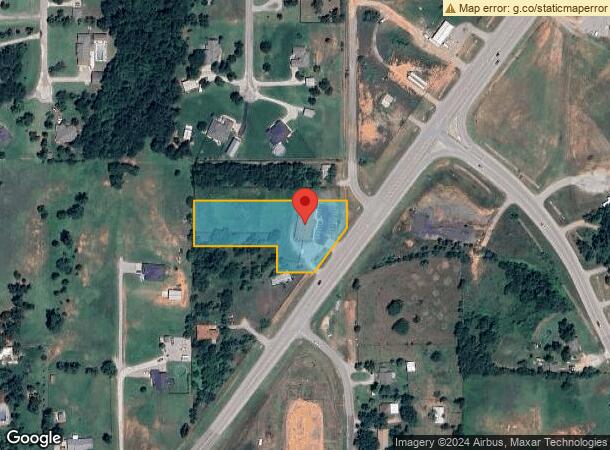  1103 N County Line Ave, Blanchard, OK Parcel Map