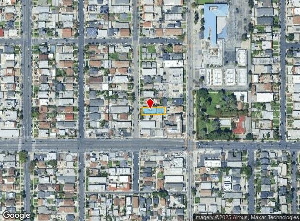  1542 2Nd Ave, Los Angeles, CA Parcel Map