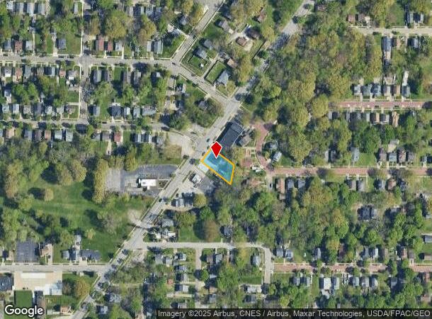  1347 East Ave, Akron, OH Parcel Map