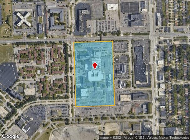  16001 W 9 Mile Rd, Southfield, MI Parcel Map