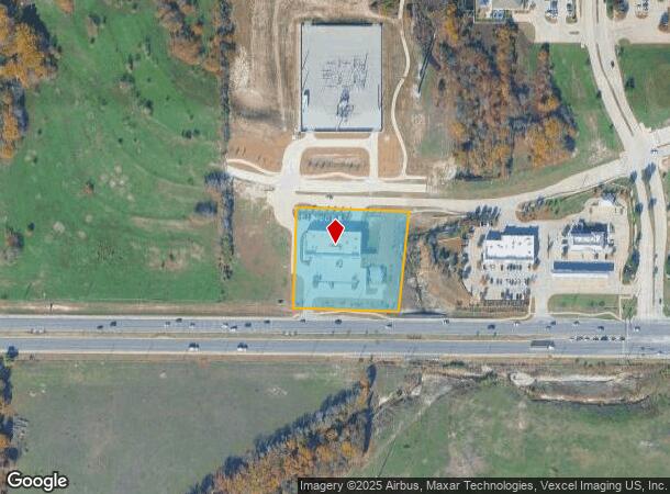 1281 E University Dr, Prosper, TX Parcel Map