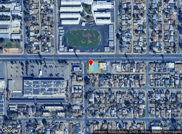  1201 Columbus St, Bakersfield, CA Parcel Map