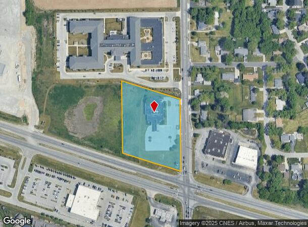  7860 Burr St, Schererville, IN Parcel Map