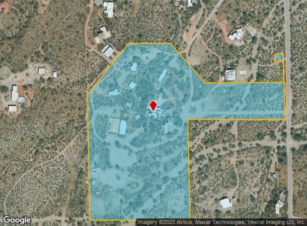  6801 N Camino Verde, Tucson, AZ Parcel Map