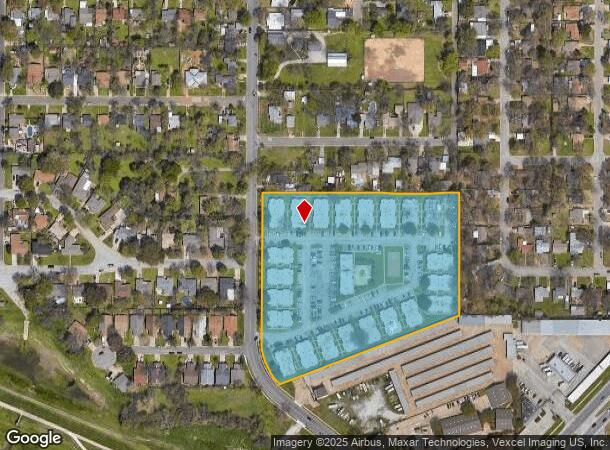 5900 Calloway Dr N, Fort Worth, TX Parcel Map