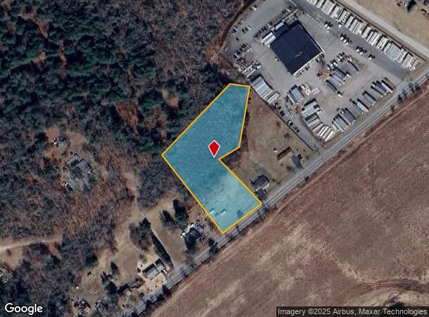 1327 Norwich Rd, Plainfield, CT Parcel Map