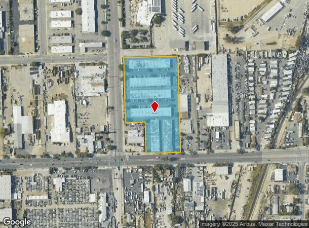  310 S East End Ave, Pomona, CA Parcel Map