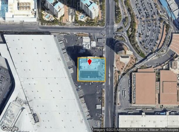  2989 Paradise Rd, Las Vegas, NV Parcel Map