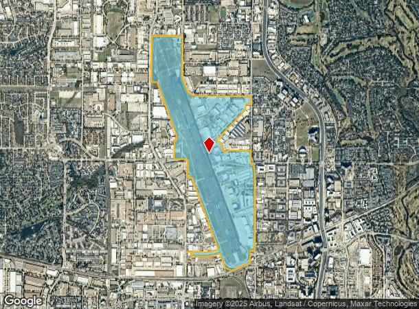  15999 Addison Rd, Addison, TX Parcel Map