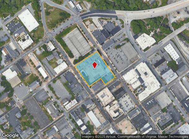  601 Main St, Lynchburg, VA Parcel Map