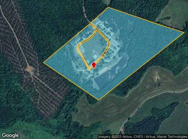1105 W Lake Rd, Spout Spring, VA Parcel Map