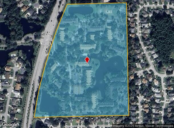  2001 Hodges Blvd, Jacksonville, FL Parcel Map