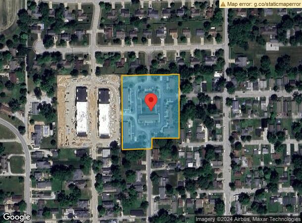  550 N School St, Fortville, IN Parcel Map