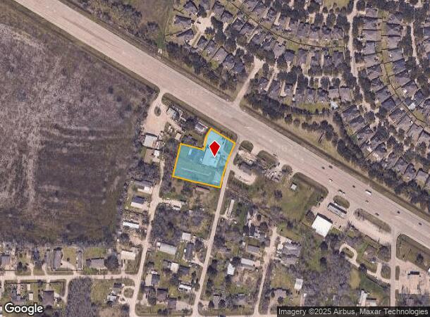  14634 Highway 6, Rosharon, TX Parcel Map