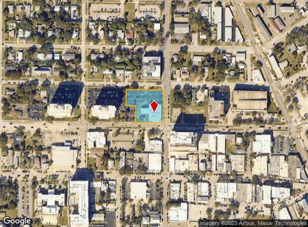  730 E Strawbridge Ave, Melbourne, FL Parcel Map