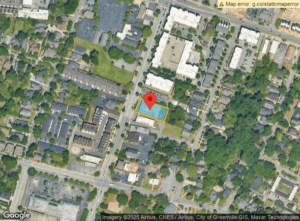  620 N Main St, Greenville, SC Parcel Map