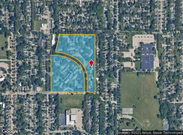  1457 Burke Ave Ne, Grand Rapids, MI Parcel Map