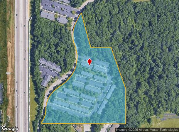  912 S Copper Beech Way, Bloomington, IN Parcel Map