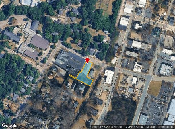 126 Elm Ave, Wake Forest, NC Parcel Map