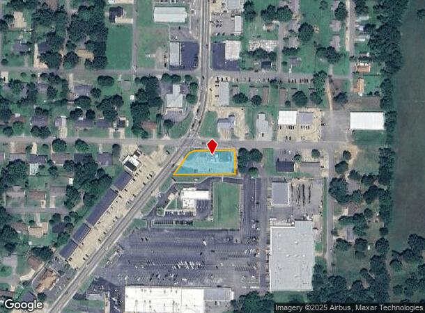 1105 S Rogers St, Clarksville, AR Parcel Map