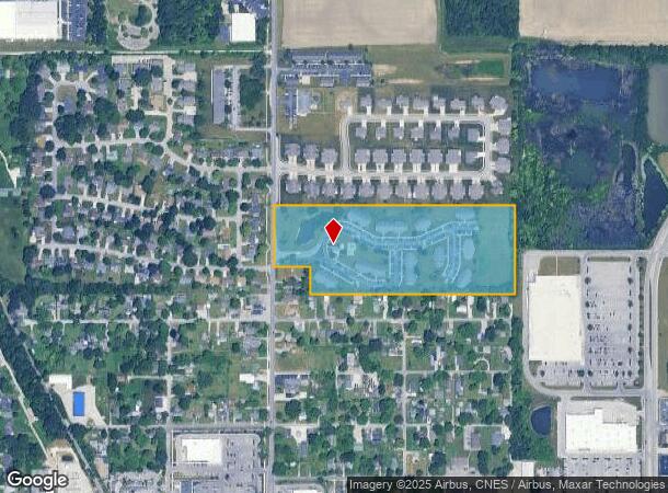 125 E Oldfield Ln, Muncie, IN Parcel Map