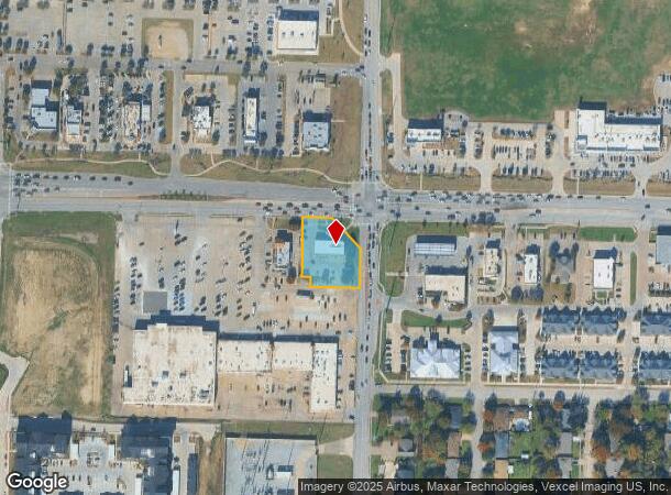 2303 W University Dr, Denton, TX Parcel Map