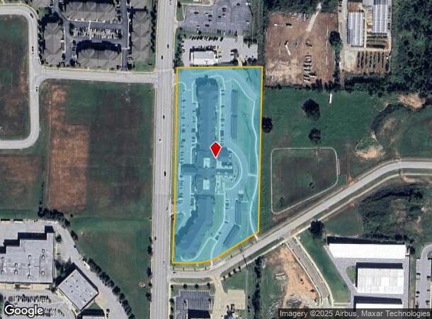 2055 S Bellview Rd, Rogers, AR Parcel Map