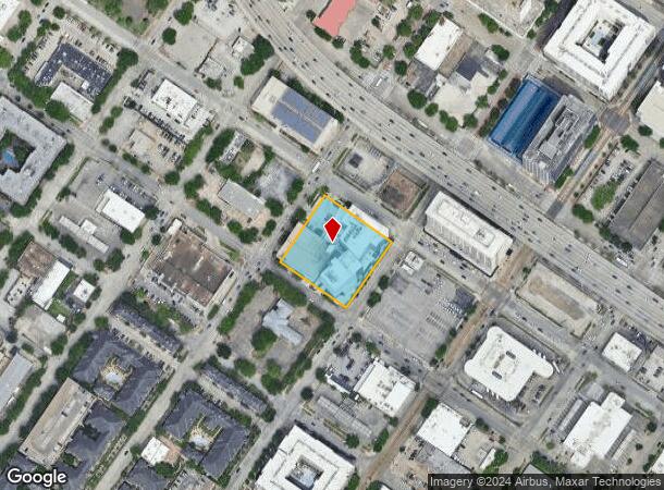  2100 Travis St, Houston, TX Parcel Map