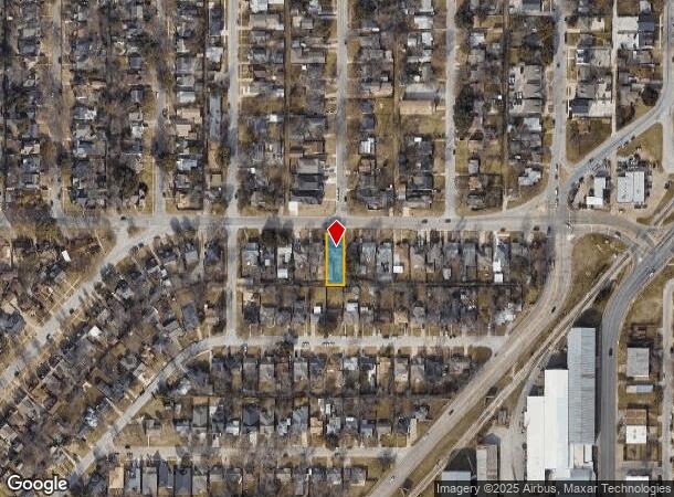 2701 Benbrook Blvd, Fort Worth, TX Parcel Map