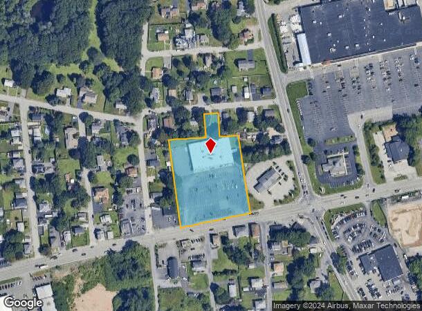  96 Taunton Ave, Seekonk, MA Parcel Map