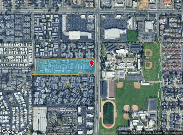 7625 N 1St St, Fresno, CA Parcel Map