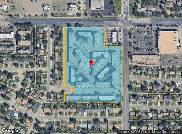  502 Slide Rd, Lubbock, TX Parcel Map