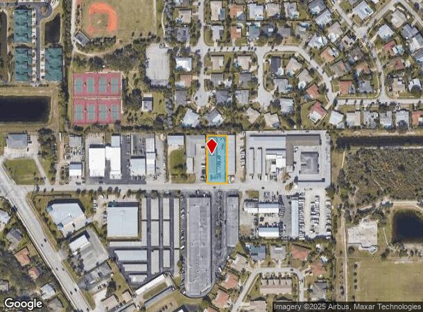  128 Tomahawk Dr, Indian Harbour Beach, FL Parcel Map