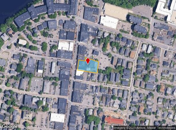  322 Moody St, Waltham, MA Parcel Map