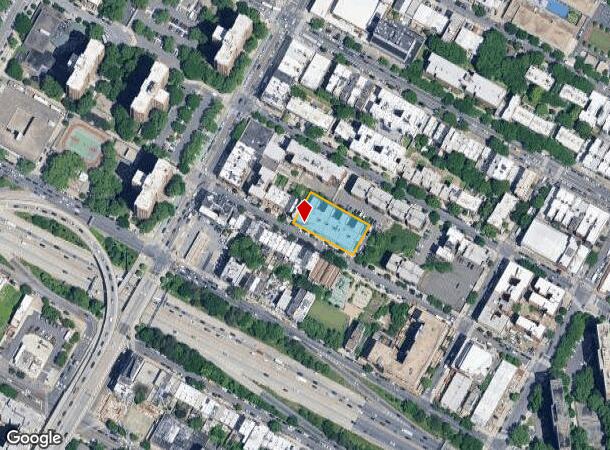 431 E 136Th St, Bronx, NY Parcel Map