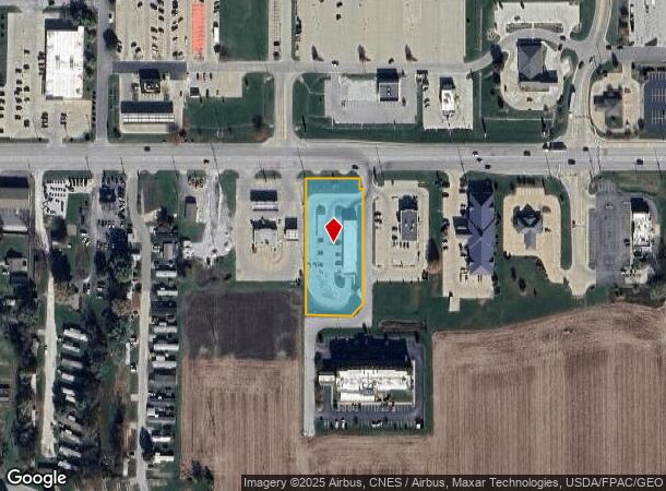 1631 E Jackson St, Macomb, IL Parcel Map