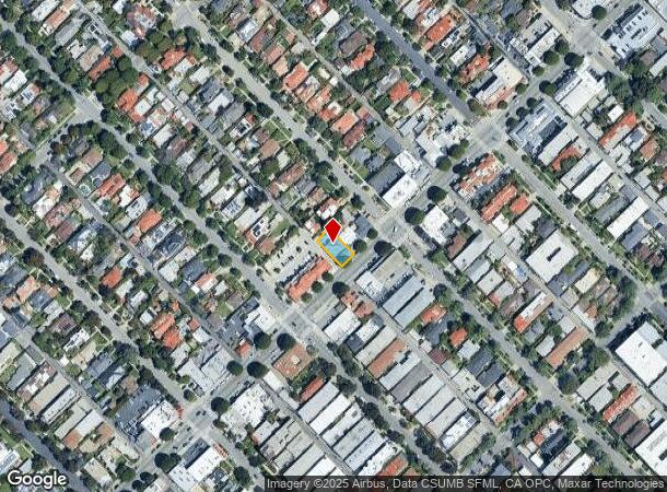  1119 Montana Ave, Santa Monica, CA Parcel Map