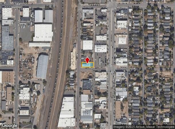  1394 S Acoma St, Denver, CO Parcel Map