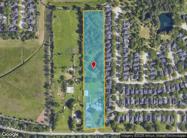  15802 Jarvis Rd, Cypress, TX Parcel Map