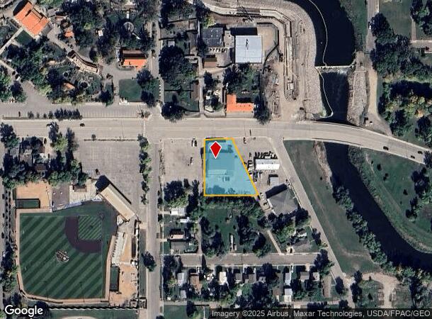 1310 Burdick Expy E, Minot, ND Parcel Map