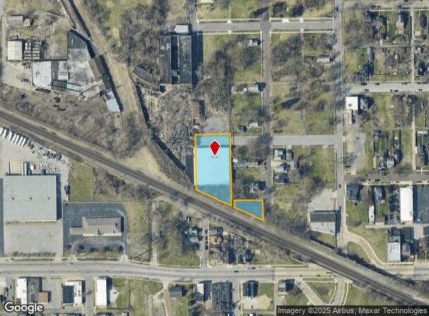 1410 Napier St, South Bend, IN Parcel Map